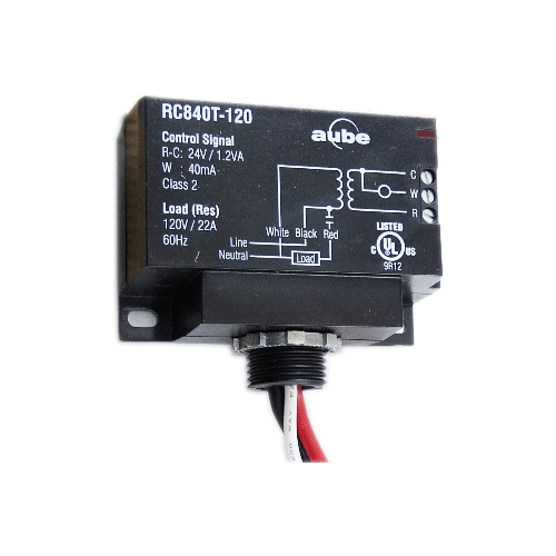 RC840T-120 - Aube 120V Relay With Built In 24V Transformer