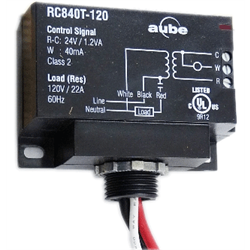 RC840T-120 - Aube 120V Relay With Built In 24V Transformer